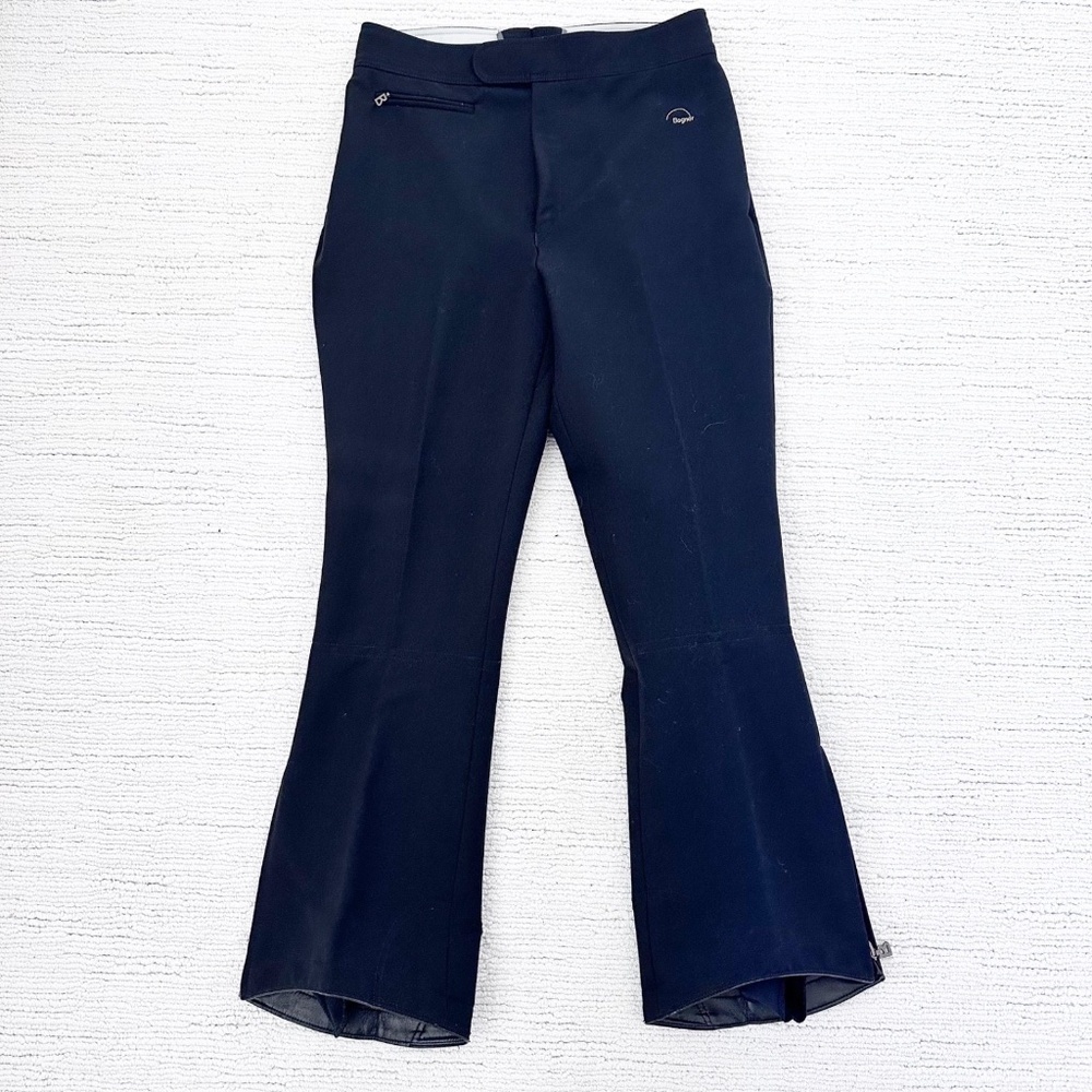 BOGNER Women’s 8 Black Ski Pants Vintage Boot Cut Wool Blend Soft Shell Luxury